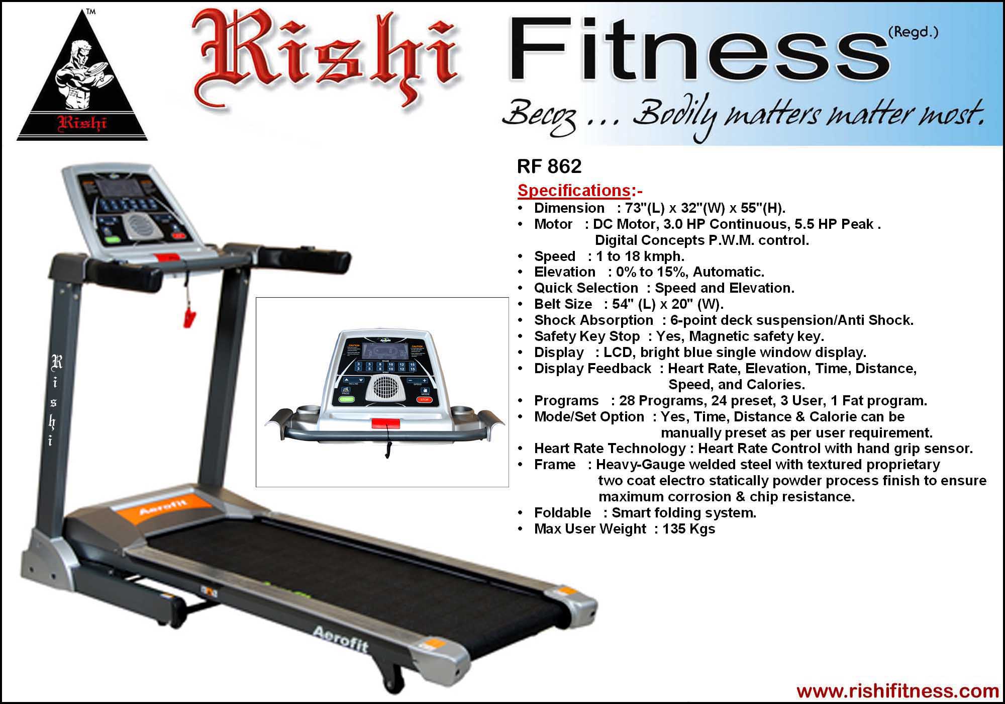 Manufacturers Exporters and Wholesale Suppliers of Motorized Treadmill JODHPUR Rajasthan